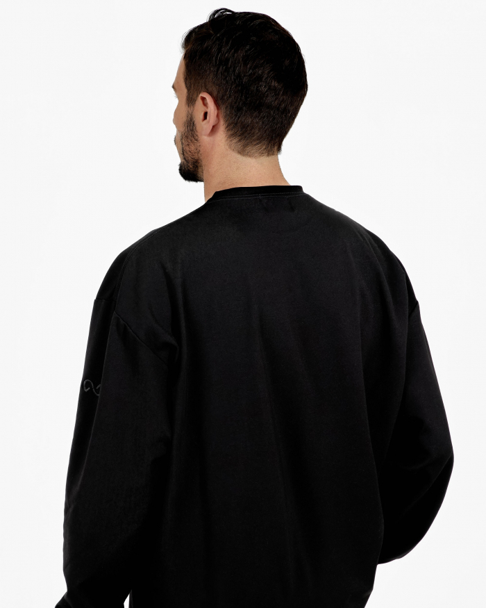 デイリースタイルロングTシャツ（肩ロゴ）