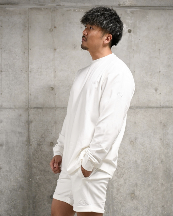 デイリースタイルロングTシャツ（肩ロゴ）