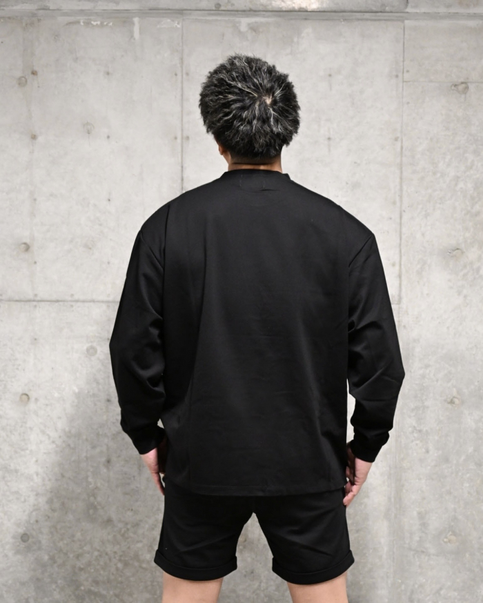 デイリースタイルロングTシャツ(袖ロゴ）